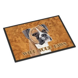 Caroline's Treasures SC9121JMAT Boxer Door Mat, Indoor Rug or Outdoor Welcome Mat 24x36 Doormat, 24H X 36W, Multicolor
