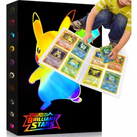 Card Collector Album with 4 Pockets, Display Storage Folder, Compatible with Trading Cards, Sports Cards and Playing Cards, Protection and Organisation, 30 Pages for 240 Cards - T5