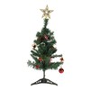 19.7inch Tabletop Christmas Tree Mini Artificial Decorated Christmas Tree Set