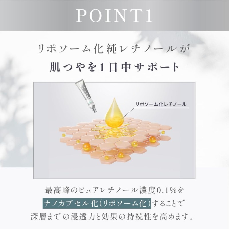 KITEN Retinol Liposome Pure Retinol 0.1 Cicatricial Cream Niacinamide Ceramide