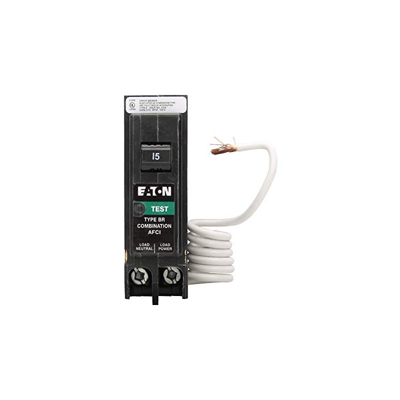 Eaton BRN115AF Br Combo Afci, 1p, 15a, 10kaic, Pigtail