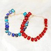 Crystal Rhinestone Gemstone Choker Collar Necklace for Women Sparkly Colorful