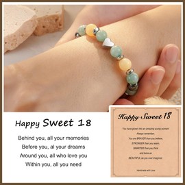 FYUKISS Sweet 18 Gifts for Girls, Sweet 18 Birthday Decorations, Gifts for 18 Year Old Girl Gift for Birthday