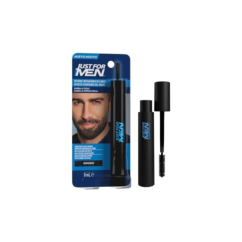 Just For Men Retoque Instantáneo de Canas y Cejas Negro