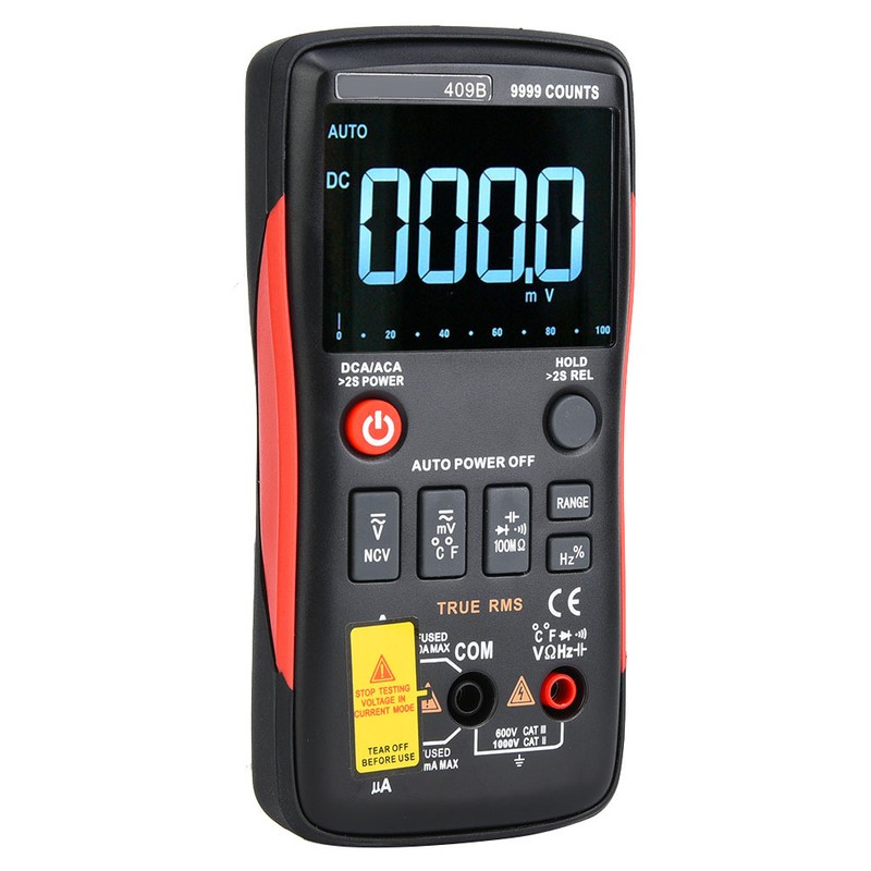 RICHMETERS RM409B True RMS 9999 Counts Digital Multimeter Testing Instrument