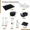 515 PCS Garnish Tray Bartending Supplies, Ice Tray with Lid