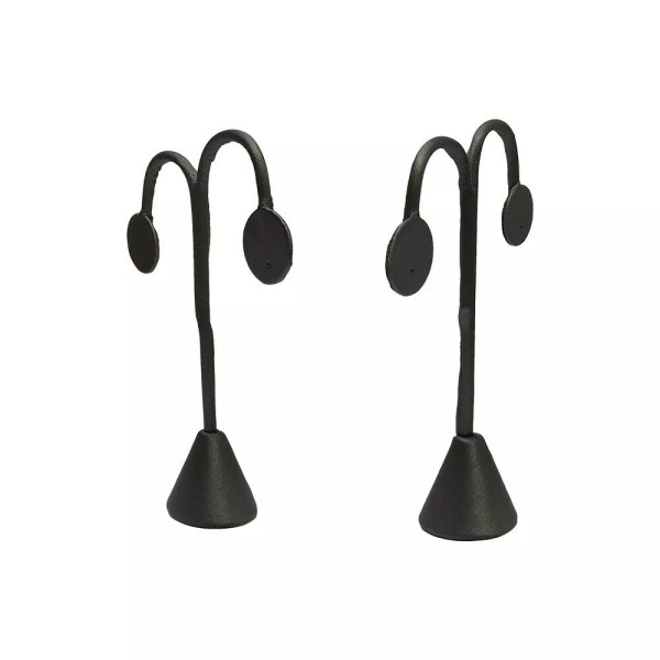 Unbranded Set Of 2 Pc High Slate Gray Leatherette 15-1/2''