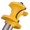 Gasea 5pcs 1/2 Inch Half Round Bearing Bullnose Router Bits