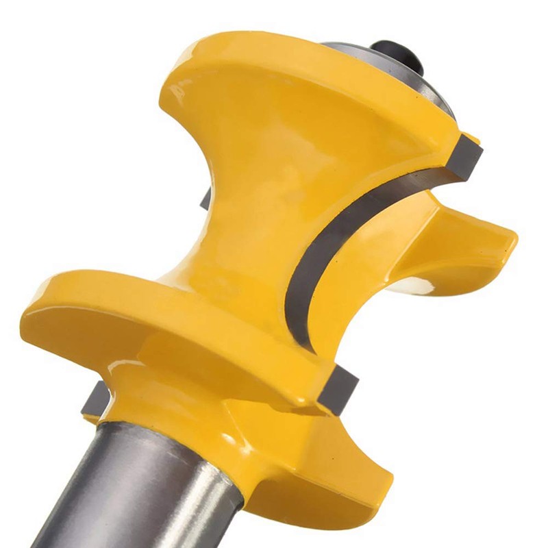 Gasea 5pcs 1/2 Inch Half Round Bearing Bullnose Router Bits