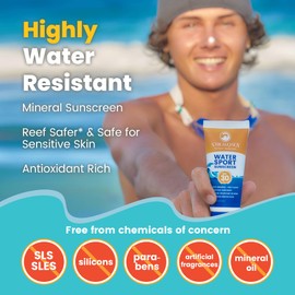 STREAM 2 SEA Tinted Sunscreen with SPF 30 All Natural, Biodegradable and Reef Safe| 3 Fl oz Non Greasy and Moisturizing Mineral Sunscreen For Face and Body Protection Against UVA and UVB