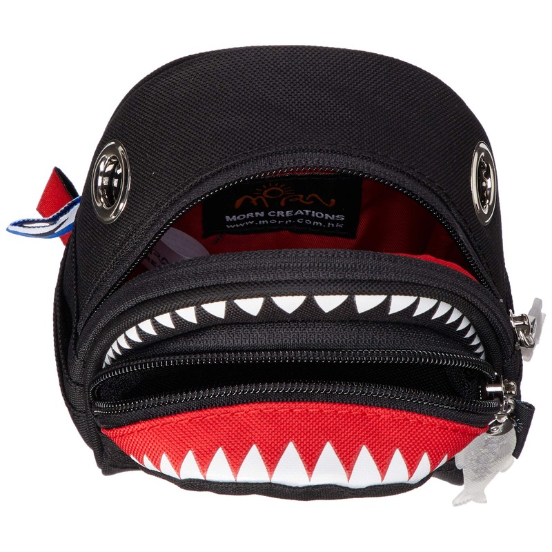 MORN CREATIONS Shark Pouch, Black
