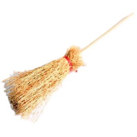 1Pc Broom 1/12 Miniature Broom Dollhouse Decoration Accessories Miniature Dollhouse Accessories Miniature Broom (1.1x3.9 inch)