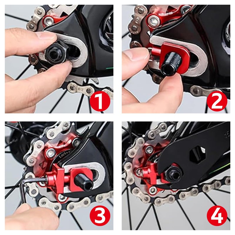 GisWell Set of 2 Bicycle Chain Tensioners Aluminium Bicycle Chain