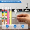 100 Pcs Plastic Test Tubes with Caps, 16x150mm(25ml) Plastic Tube,