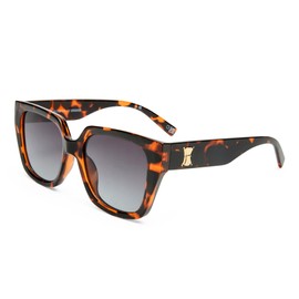 Le Specs The Illusion Sunglasses - Tort, Square, Women's, Classic 'Everyday' Style
