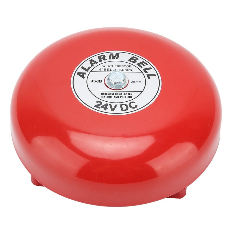 6 Inches Carbon Steel Internal Strike Type Electric Bell 95db