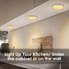 Taoellen 9W Ultra-Thin LED Ceiling Light, 3000K Warm White, φ120mm
