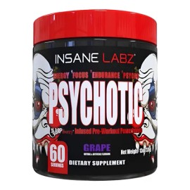 Pre Entreno Insane Labz Psychotic 60 Servicios Sabor Fruit PunchPonche Frutas                                                                         