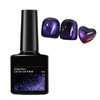 Virellay Cat Eye Nagellack - Gel Nagellack mit Magnet (Purple,