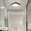 Ganeed LED Ceiling Light Flush Mount,24W 12-Inch Modern Ceiling Lamp