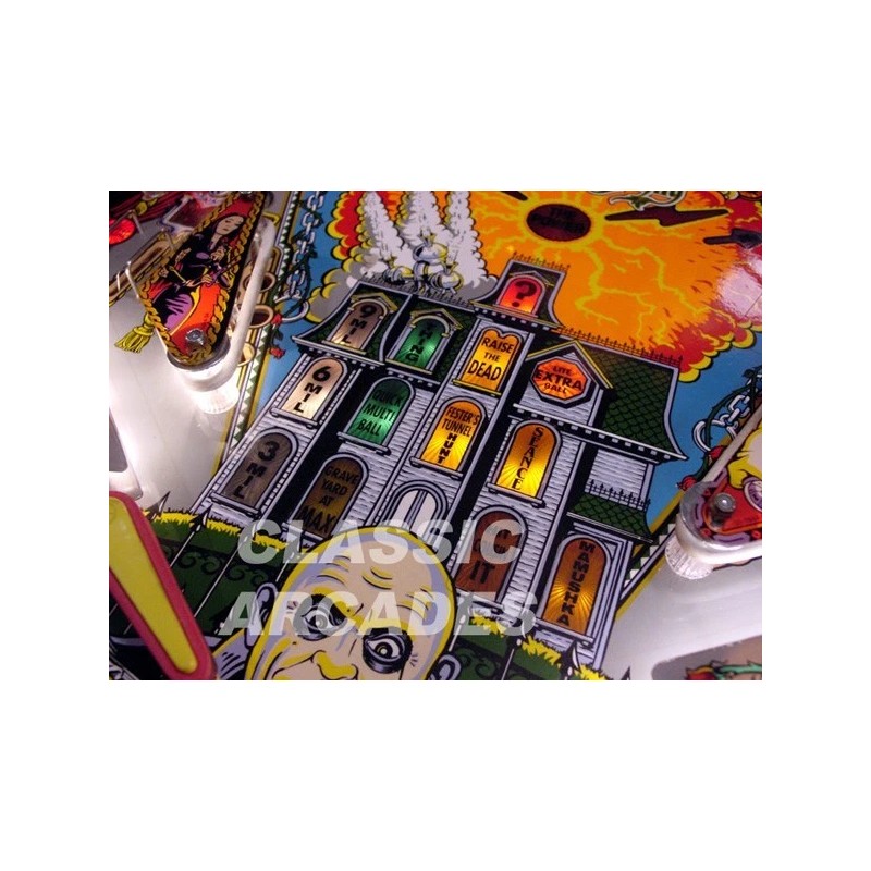 ADDAMS Family Pinball Machine MANSION Insert Decal OVERLAY