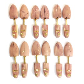 Cedar Elements Little Wholesale Program - Split-Toe Cedar Shoe Trees - 6 Pairs (M)