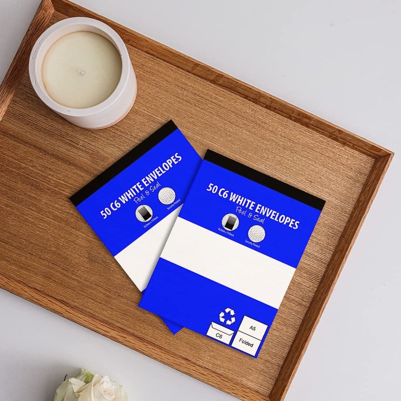 KARRMA | C6 Premium Quality Office White Mailing Envelopes 80
