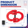 9TH SHOP Hammerlock Safety Chain Connector, 1/2 Hammerlock Coupling Link,