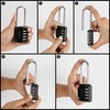 Belle Vous (4 Pack) Black Combination Lock 4 Digit -