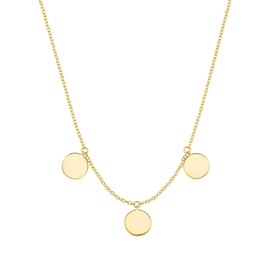 s.Oliver 2027551 Women's Necklace Gold 42 cm, Sterling Silver