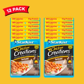 StarKist Chicken Creations Teriyaki - 2.6 oz Pouch (Pack of 12)