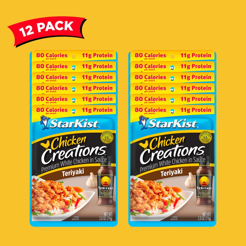 StarKist Chicken Creations Teriyaki - 2.6 oz Pouch (Pack of