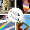 Loopunk 2 Pack 150mm/6 Inch Triangular Prism for Photography, Science,