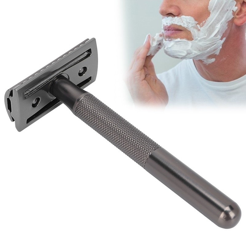 Safety Razor Professional Home Barber Shop Travel Portable Men Alloy