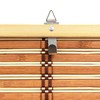 Red Lantern Burnt Bamboo Cordless Window Shade - Two-tone Honey,
