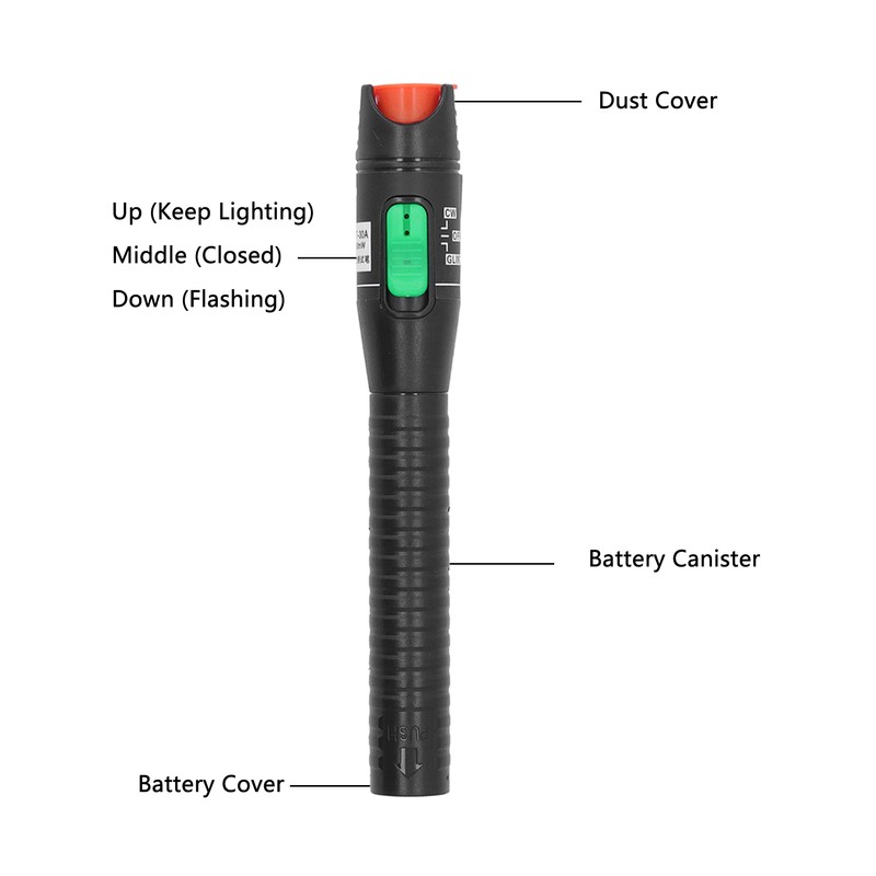Visual Fault Locator Strong Light Source Quick Accurate Detection 2.5mm
