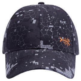 BASSDASH Desolve Camo Fishing Hunting Hat Unisex Adjustable Baseball Cap