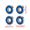 Mini Ball Bearings, 10 Pcs Deep Groove Ball Bearing for