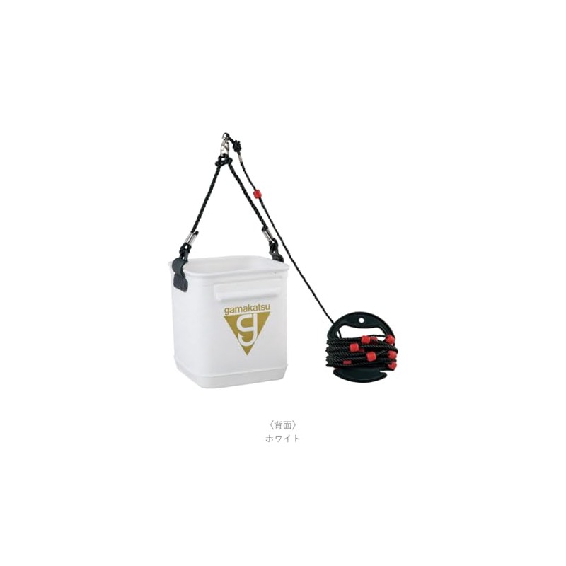 Gamakatsu G Water Pumping Bucket (with Rope Wrap), GM2517, Large