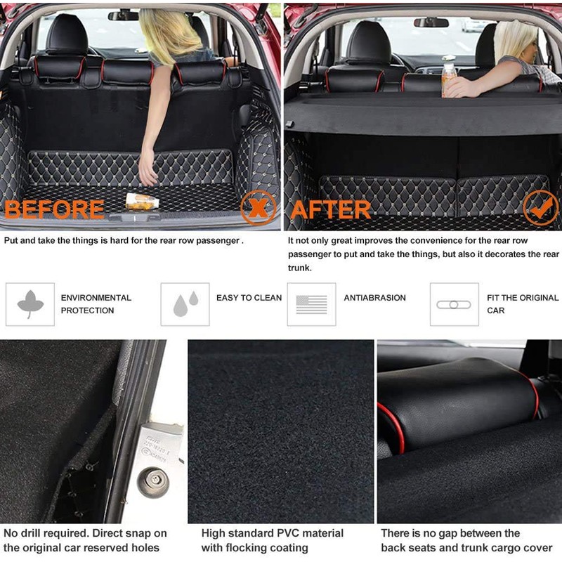Trunk Cargo Cover For Honda HRV HR-V 2016 2017 2018