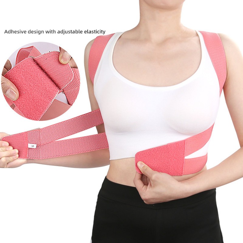 Posture Corrector Adjustable Clavicle Support Double Fixation Comfortable Adjustable Upper