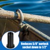 DONGKER 8PCS Oar Lock Socket Inserts,1/2" Nylon Oars Sleeve for