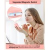 WOBSION Small Compact Mirror,1x/2x Travel Magnifying Mirror,2-Sided Handheld Portable Folding