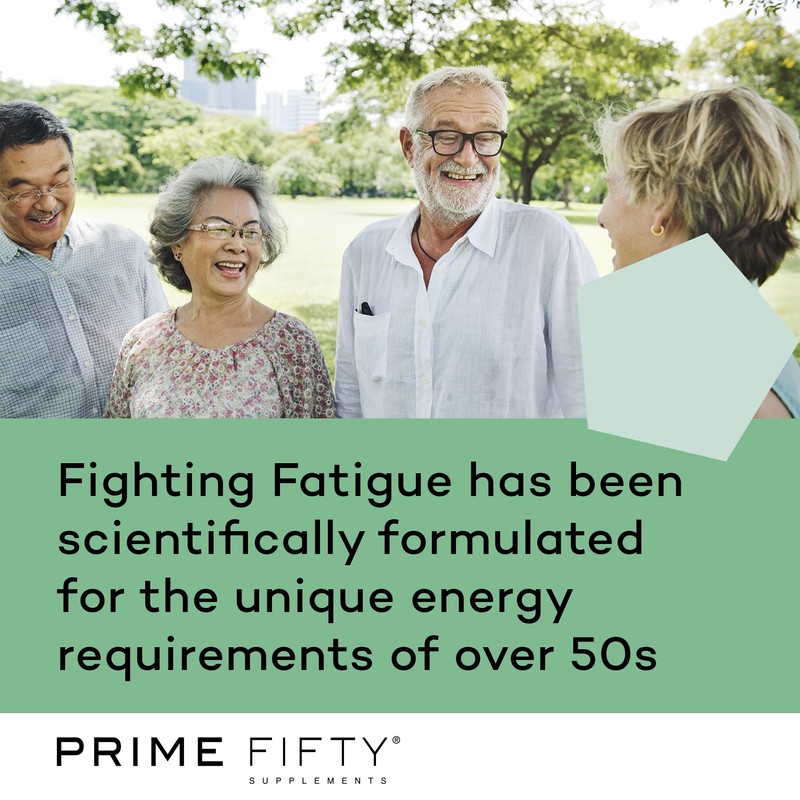 Prime Fifty Fighting Fatigue Supplement – 28 Day Supply –