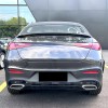 MQ Gloss Black Rear Trunk Spoiler Wing For 2023-2024 Benz