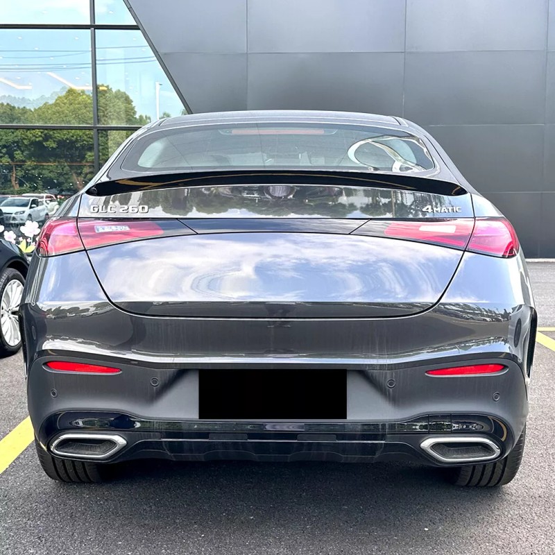 MQ Gloss Black Rear Trunk Spoiler Wing For 2023-2024 Benz
