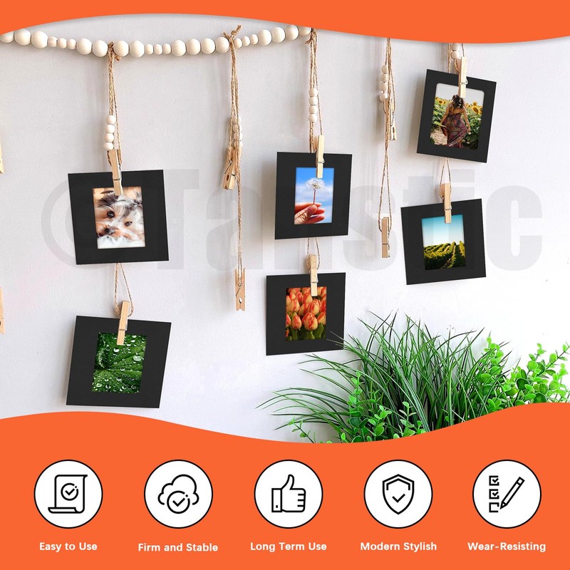 Tanstic Paper Picture Frames Paper Photo Frame Photo Hanging Display