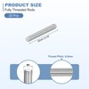 sourcing map 20Pcs M3-0.5x20mm Fully Threaded Rods, Threaded Rods Bar