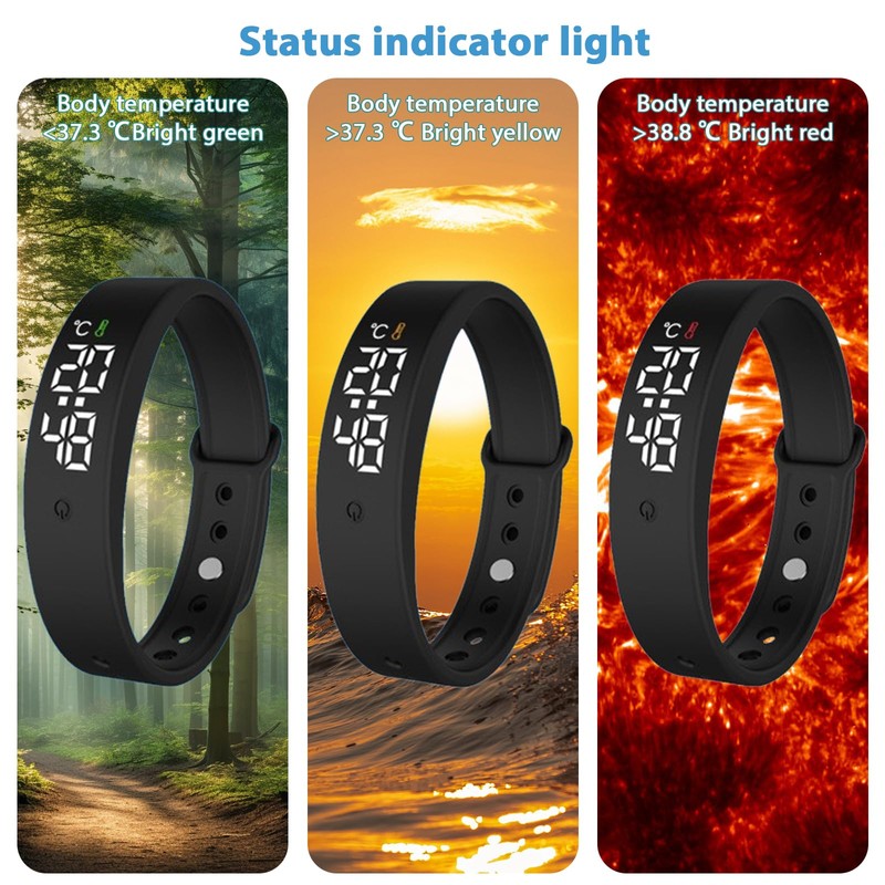 FOGARI Vibration Alarm Clock Memory Clock Vibration Alarm Clock up