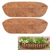 2PCS Trough Coco Replacement Liners,24/30/36/48 Inch Wall-mounted Coco Liner Trough,Coco